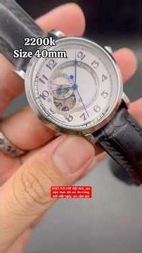 Classic open-heart movement with blue hands and hour markers #VietAnhWatch #watch #2hand #vintage