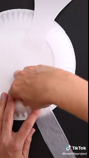 Paper Plate Handprint Ghosts Craft for Halloween Fun!