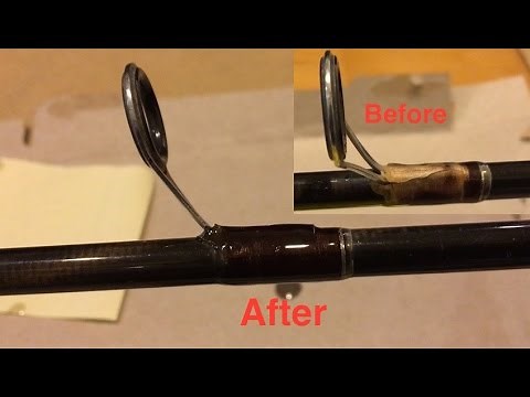 How To Fix a Loose Fishing Rod Guide - Quick and Easy Fix