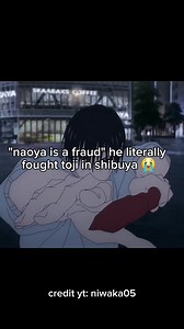 Naoya fought toji in shibuya yall just dreaming 😭 #fyp #jjk #naoya #larp #jujutsukaisen