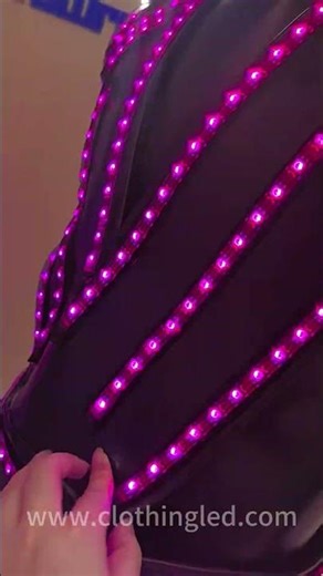 LED programmable light-up clothing