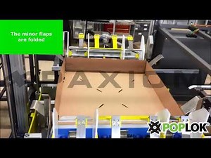 PopLok® tray forming machine with top sheet feed for large trays