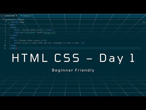 HTML CSS Tutorial for Beginners | Learn from Scratch (Day 1)