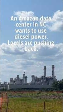 An Amazon data center in NC wants to use diesel power. Locals are pushing back.