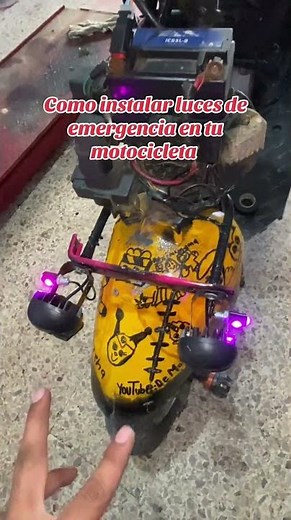 How to install turn signals on your motorcycle #foryou #motorcycle #viralvideo