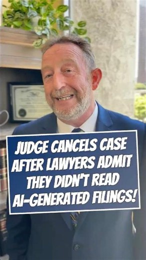 Lawyers Used Fake AI-Generated Cases and Got the Trial Canceled! ⚖️ #shorts