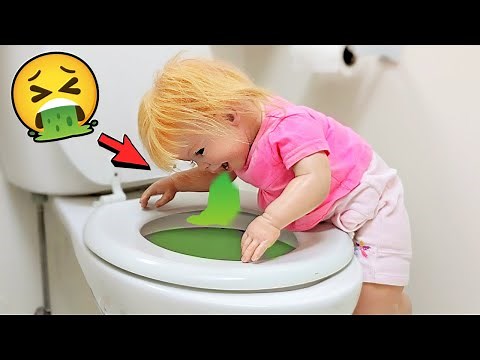 All My Reborn Kids Are Sick And Throw Up Video Compilation