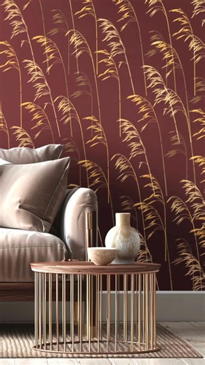  Transform Your Plain Walls Into Art! This Grassland Wall Stencil Turns Any Blank Wall Into A Nature-inspired Masterpiece. ✨Budget-friendly ✨Beginner-friendly ✨Reusable ✨ Shop Now And Start Your Wall Makeover Today! | Cutting Edge Stencils | Facebook