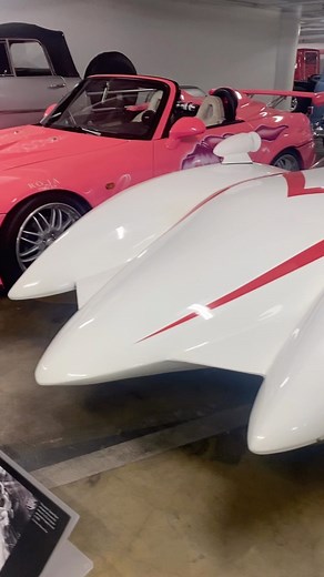 Go speed racer! The Powerful Mach 5! #speedracer #mach5 #gospeedracer #racerx #petersenmuseum | Winston Goodfellow