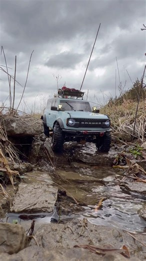 Creek crawling with my Element Rc 21 Ford Bronco