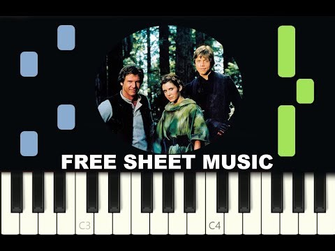 VICTORY CELEBRATION from STAR WARS VI, Piano Tutorial with FREE Sheet Music (pdf)