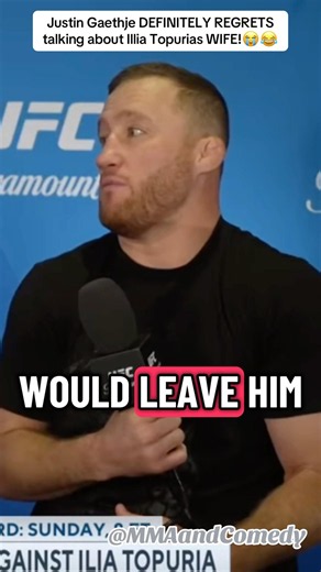 Justin DEFINITELY REGRETS mentioning illias GIRL!😳😂 #ufc #mma #viral #shorts #justingaethje #funny