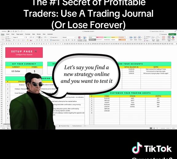 The #1 Secret of Profitable Traders: Use A Trading Journal (Or Lose Forever). #besttradingstrategy #liquidity #icttrading #smc #investment