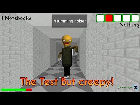New Character The Test but creepy! | Baldi's Basics Plus (Early Access) [OFFICIAL]