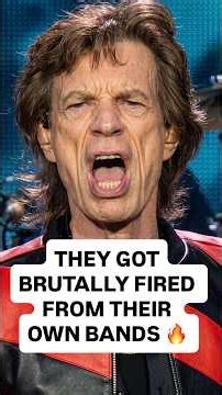 3 Musicians Fired From Their OWN Bands 🥾 #classicrock #rockandroll #musichistory #rocklegend