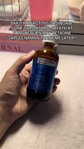 Betadine gargle para sa sore throat mo. #betadine #mouthwash #BetadineGargle #OralCarePH #SoreThroatRelief