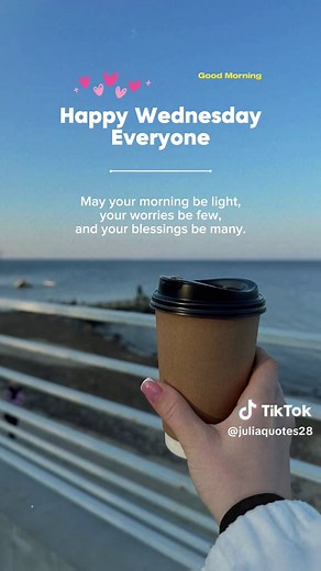 Happy Wednesday Aesthetic Morning Greetings
