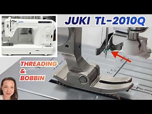 How to Thread and Wind a Bobbin for Juki TL 2010Q Semi Industrial Sewing Machine