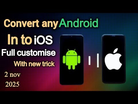 Convert any android into iphone 🔥😱#android #convert #iphone #tutorial