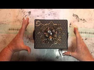 Chic Wedding-Box with 3 mini albums ( tutorial coming up )