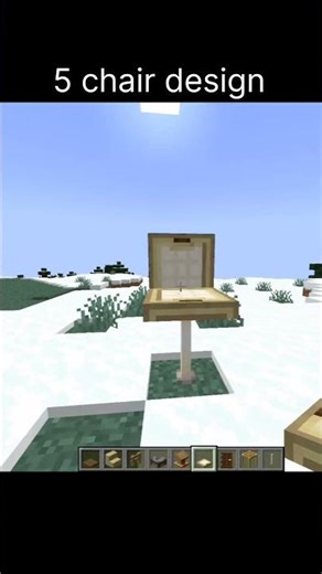 easy gaming chairs in Minecraft #minecraft #minecraft#short