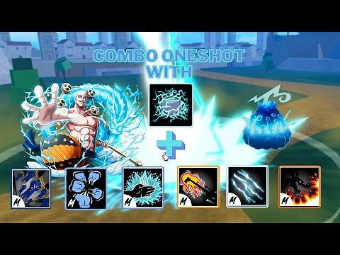 Combo One Shot With Rumble And All Melee | Blox Fruits update 17. 3