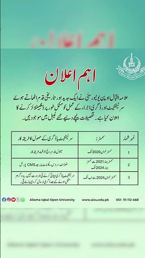 How to Apply for AIOU Degree Online 2026 🎓 | Step-by-Step Guide
