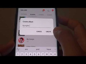 Samsung Galaxy S9 / S9+: How To Create Photo Album in Gallery