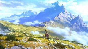 Deer On The Mountain Live Wallpaper - MoeWalls