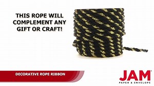 Watch JAM PAPER Black & Gold Rope on Amazon Live