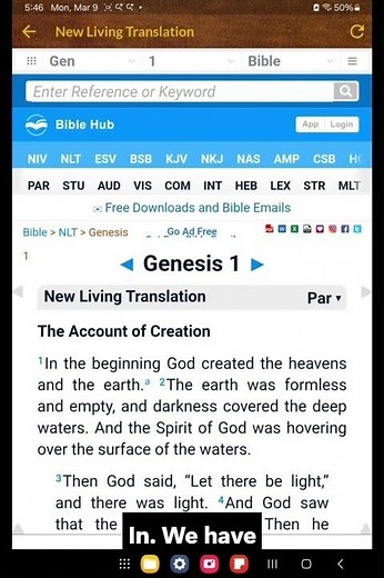 NLT-Listen to Audio, Parallel, Create a Custom Bible Reading Plan in Seconds #nltbible #bibleapp✝️❤️