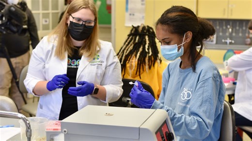 Triad high school students are learning how to edit genes