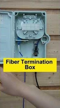 Long Distance Outdoor Install Fiber + PoE Switch Explained in 30s!