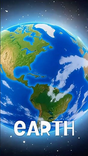 Earth is Blue and Green 🌎 | Kids Space Learning Song