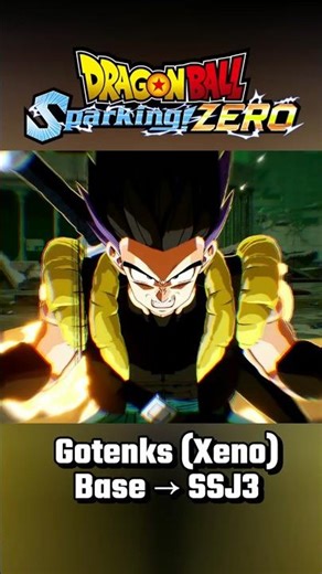 Xeno Gotenks Transformation (Base → SSJ3) | Dragon Ball Sparking! ZERO Mods