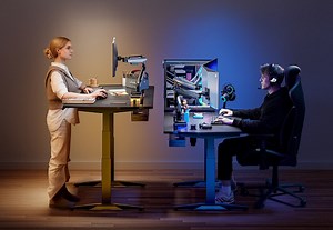 HUMANEX X3 customizable PC gaming desk