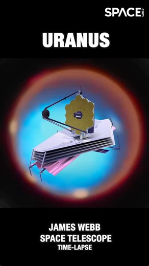 Watch #Uranus and its strange atmosphere spin in this incredible #JamesWebbSpaceTelescope timelapse video! #jwst #nasa #space | Space.com