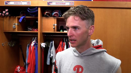 David Buchanan on his two innings