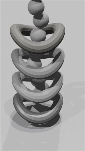 One Ball vs Several #asmr #relaxing #physics #blender3D #3dart #3danimation #satisfyingvideos