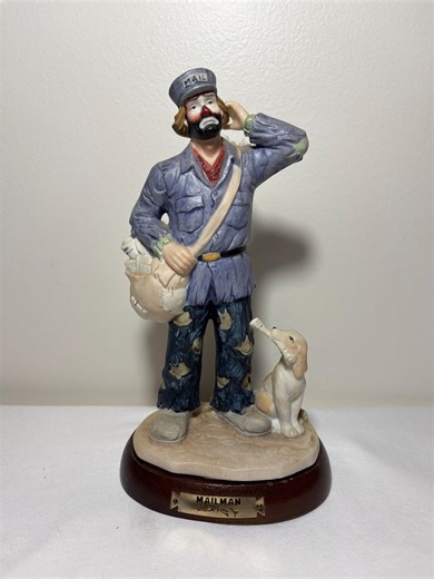 Vintage Emmett Kelly Jr. Weary Willie “mailman” Figurine – Original Emmett Kelly Circus Collection – Flambro Clown Sculpture 1980s - Etsy