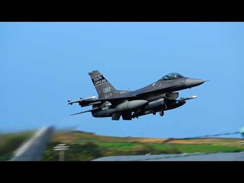 Roar of the F-16s Over the Atlantic | KC-46A Opens the Afternoon ✈️🇺🇸
