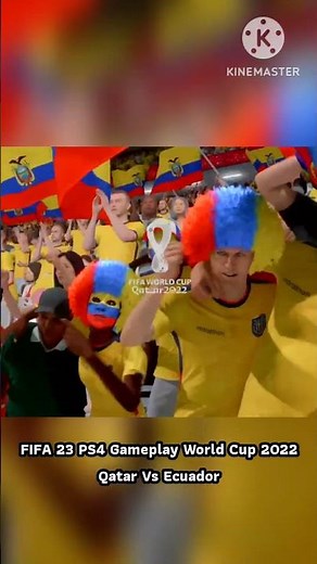 FIFA 23 PS4 Gameplay World Cup 2022 Qatar Vs Ecuador