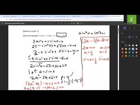 Trigonometry Exam questions (IBDP Past paper questions)