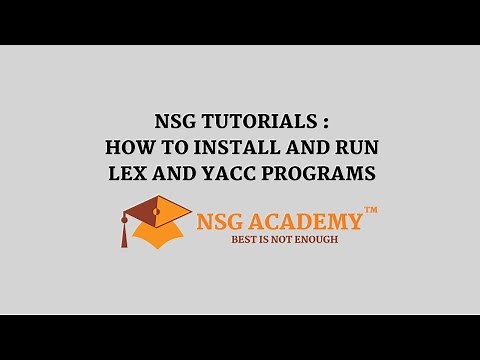 NSG Tutorials : How to run lex and yacc programs in ubuntu