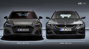 中期改款 Audi A4 Avant vs 全新一代 BMW 3-Series Touring