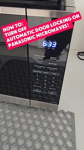 Sterling Wong on Instagram: "How to TURN OFF Panasonic Microwaves Auto Door Lock #Howto #Panasonic #Microwave #diy #childsafety #doorlock #lifehack"