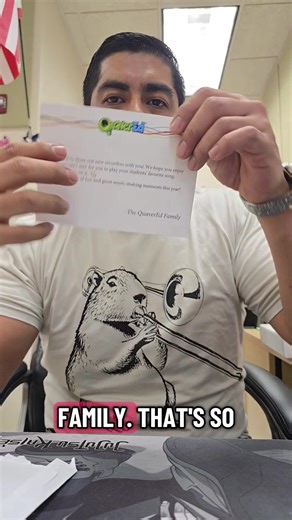 Do an unboxing with me. Let's see what @QuaverEd sent me today, fingers crossed it's a @B.A.C. Musical Instruments Sousaphone 😅 #musicteacher #unboxing #maestro #musica #elementarymusic