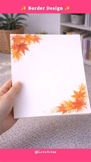 Easy Border Design ✨ || #shorts