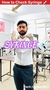 23K views · 113 reactions | How to check syringe||blood collection preparation||#bloodcollection #syringe #labtechnician #trendingreels #bscnursing #dmlt #pathology #paramedical # | Rayyan Alam | Facebook