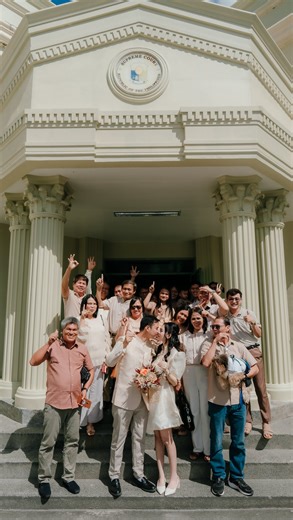 Miss Aj | Wedding Photographer on Instagram: "A wedding with no prep—yes, it is possible! No wedding reception program, just vibes 🤘 Still did some traditions like cake cutting and a first dance beside the river, just the two of them and 📸. Photo by @thedailyportraits #weddingideas #civilwedding #weddingphotographer #intimatewedding"